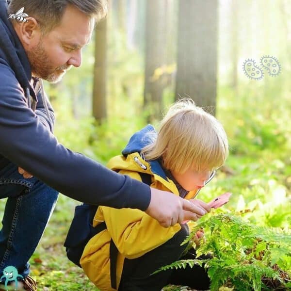 decouvrir la vie avec microscope enfant